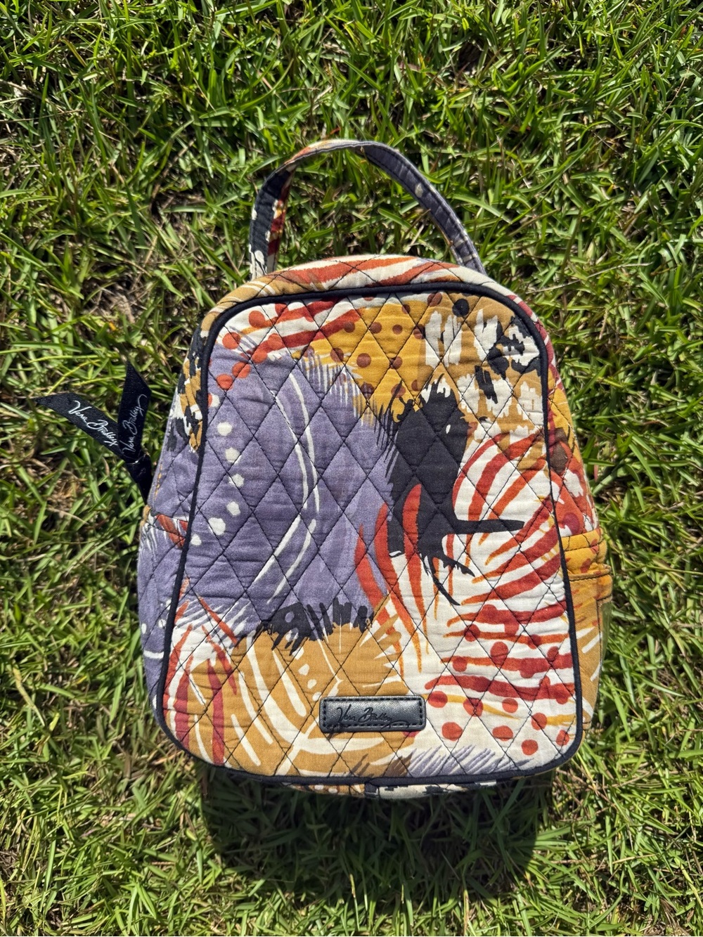 Vera Bradley Lunch Bunch Bag - Painted Feathers Retired